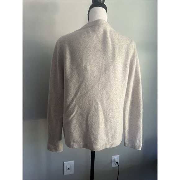 Garnet Hill Crewel Floral Embrodiered Cardigan 100% Wool Medium - Picture 5 of 7